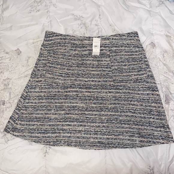 LOFT NWT SEXY A-LINE TWEED SKIRT SZ 8 💐🌷🎀 - Picture 1 of 4